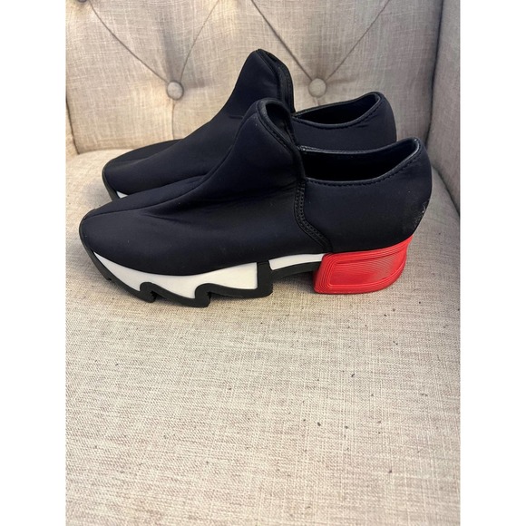 IRI New York Made in Italy Black and Red Neoprene Sneakers Size 38 - Picture 3 of 7